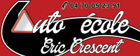 Logo École de Conduite Éric Crescent
